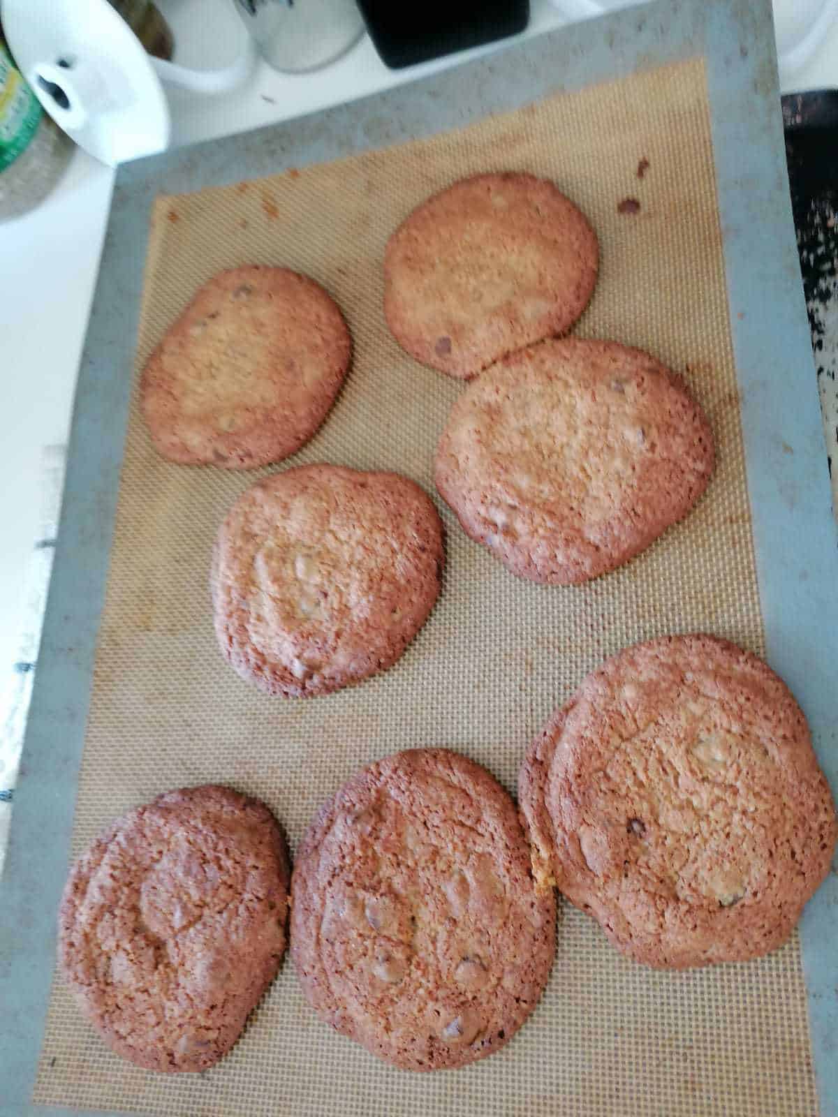 cookies de chocolate crocantes